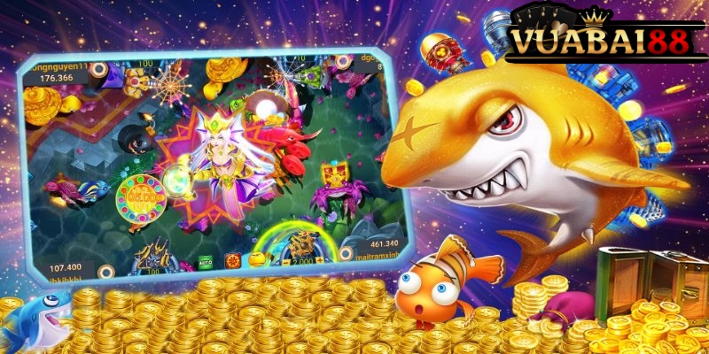 Bắn cá jackpot Vuabai88 – Trải nghiệm thăng hoa cảm xúc 4 Đồ họa đẹp mắt sắc nét màu sắc tươi sáng cuốn hút